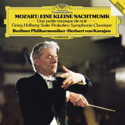 Mozart: Eine kleine Nachtmusik / Grieg: Holberg Suite / Prokofiev: Symphonie Classique — Berliner Philharmoniker, Herbert von Karajan